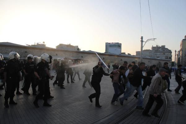 Taksim'de bir müdahale daha