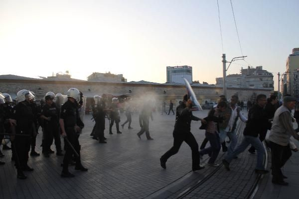 Taksim'de bir müdahale daha