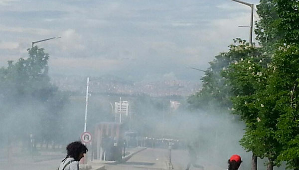 ODTÜ'de kanlı Reyhanlı protestosu!