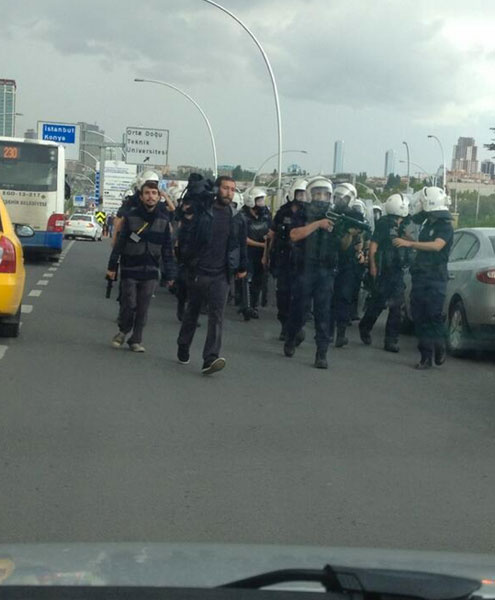 ODTÜ'de kanlı Reyhanlı protestosu!