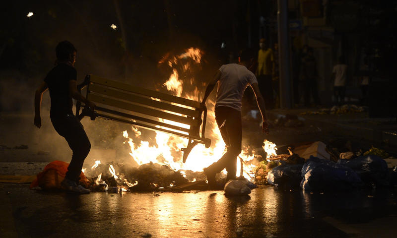 Ankara dün gece bu haldeydi