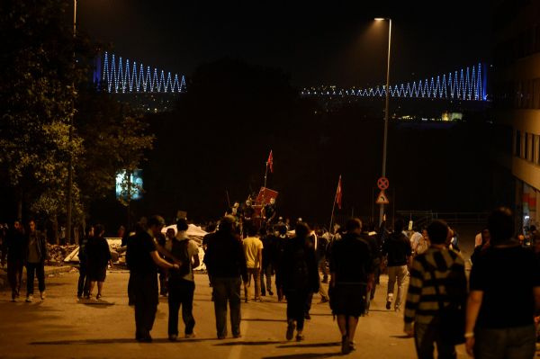 Taksim'den ilgi çeken fotoğraflar