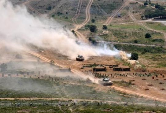 Orgeneral Necdet Özel tatbikata katıldı