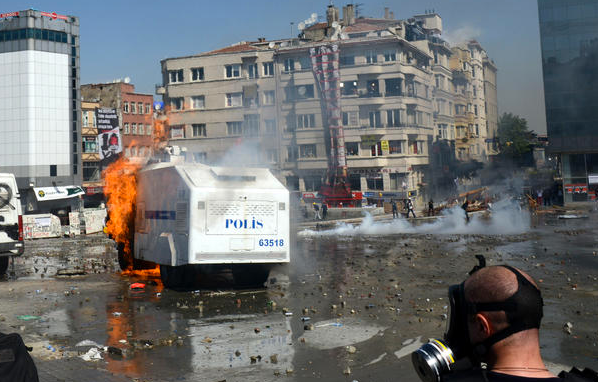 TOMA işte böyle yakıldı