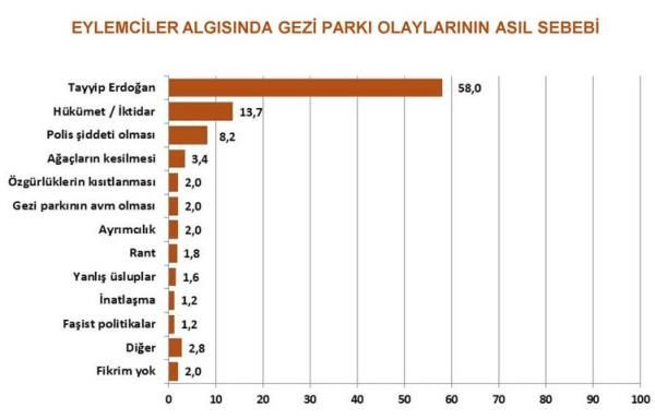 Gezi'deki anketten çıkan şok sonuç