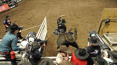 Rodeo gösterileri nefes kesti