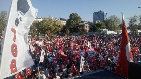 Kadıköy'de Ergenekon protestosu