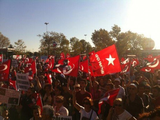 Kadıköy'de Ergenekon protestosu