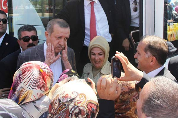 Başbakan Erdoğan Rize'de böyle görüntülendi