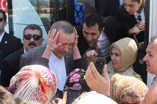 Başbakan Erdoğan Rize'de böyle görüntülendi