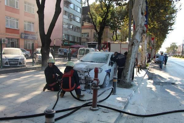 Polise kızıp bakın ne yaptı!