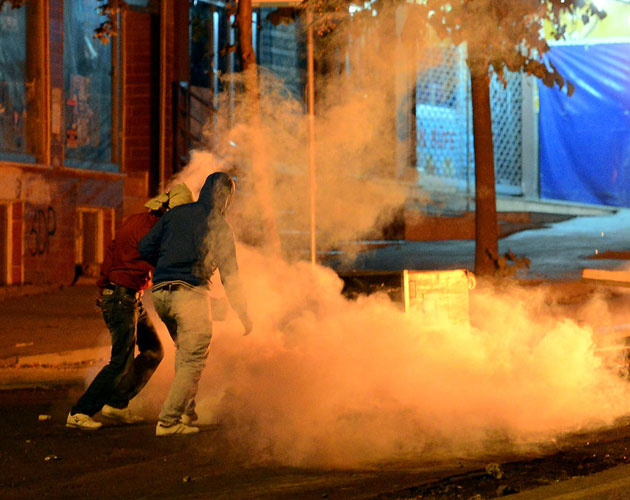 Taksim ateş topuna döndü