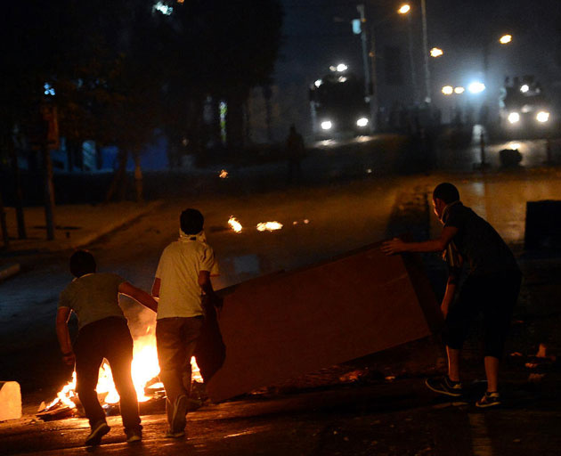 Taksim ateş topuna döndü