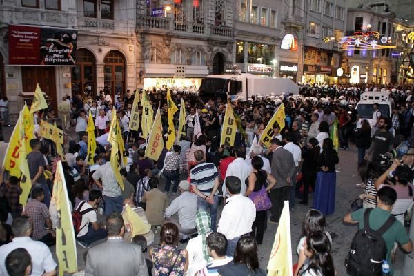 Taksim'de olaylı gece