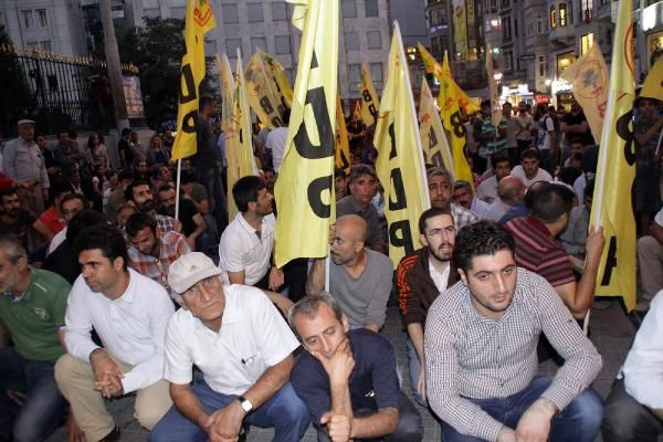 Taksim'de olaylı gece