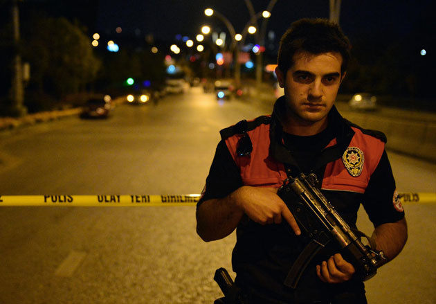 Ankara'daki polisevine saldırı