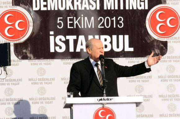 Devlet Bahçeli İstanbul Demokrasi Mitingi'nde