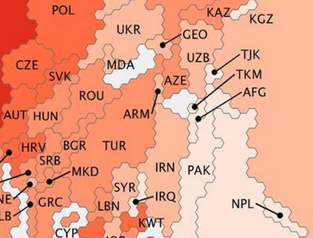 Türkiye haritadan silindi