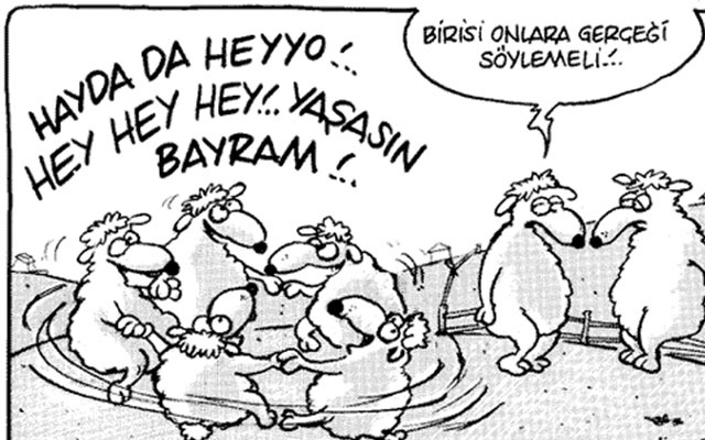 Güldüren bayramlık karikatürler