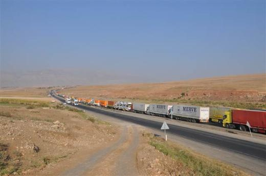 Habur'da kuyruk aldı başını gitti