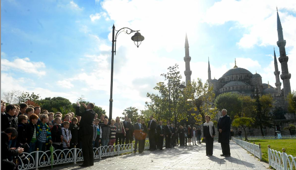 Norveç Kralı 5. Harald İstanbul'da