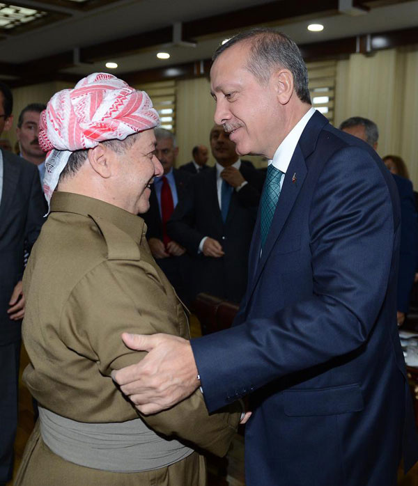 Barzani ve Perver'e Diyarbakır'da çılgın karşılama