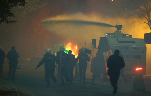 ODTÜ'de protesto eylemi