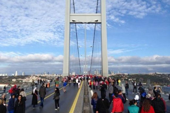 Ünlülerden maraton fotoğrafları