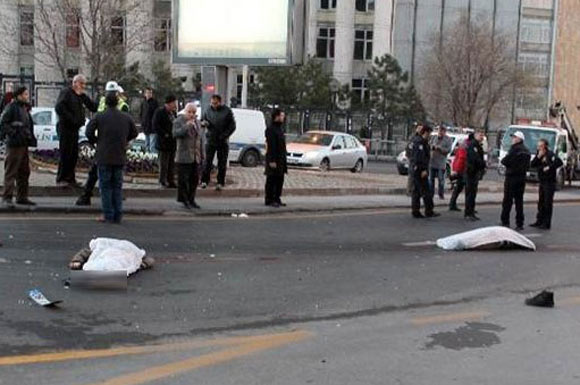 Ankara'da feci kaza