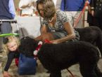 Michelle Obama'nın köpeği küçük kıza saldırdı