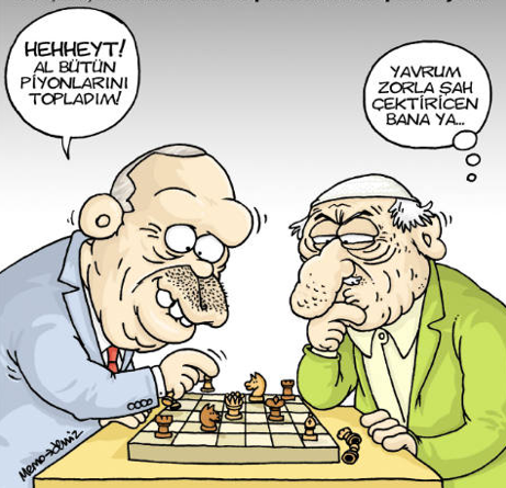 Operasyon ve Cemaat karikatürleri