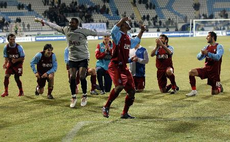 Trabzonlu futbolcular kolbastı oynadı