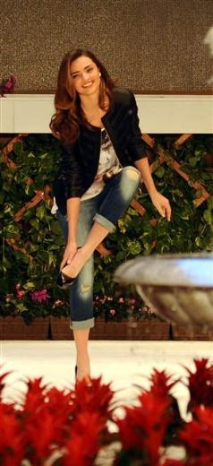 Miranda Kerr Antalya'yı salladı