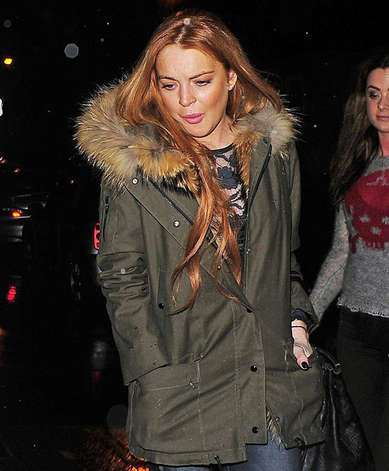 Lindsay Lohan az kalsın karakolluk oluyordu!