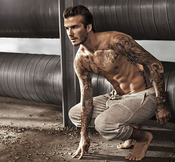 David Beckham bu marka için soyundu!