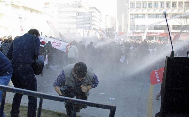 Ankara'da polis müdahalesi