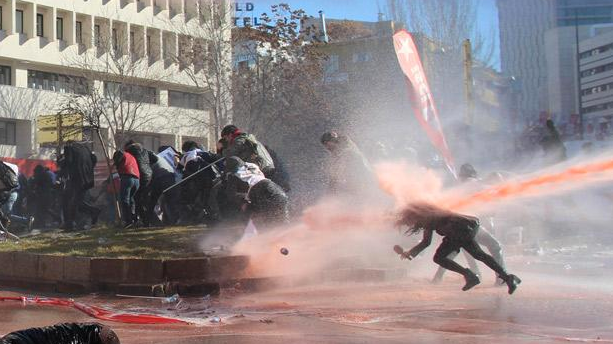 Ankara'daki protesto dünya basınında