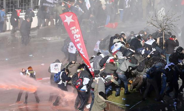 Ankara'daki protesto dünya basınında