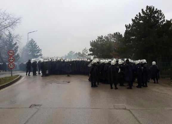 ODTÜ'de polis müdahalesi! İlk görüntüler