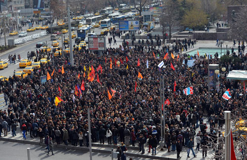 Ankara'da Berkin Elvan eylemine polisten sert müdahale