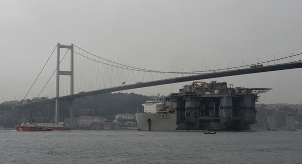 Çin bandıralı gemiyi görenler şaştı kaldı