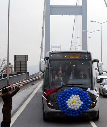 Erdoğan metrobüste