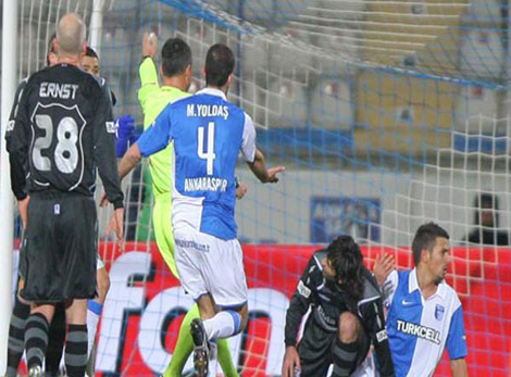 Ankaraspor-Beşiktaş maçından kareler..