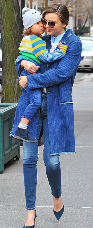 Miranda Kerr ve oğlu New York'da yakalandı