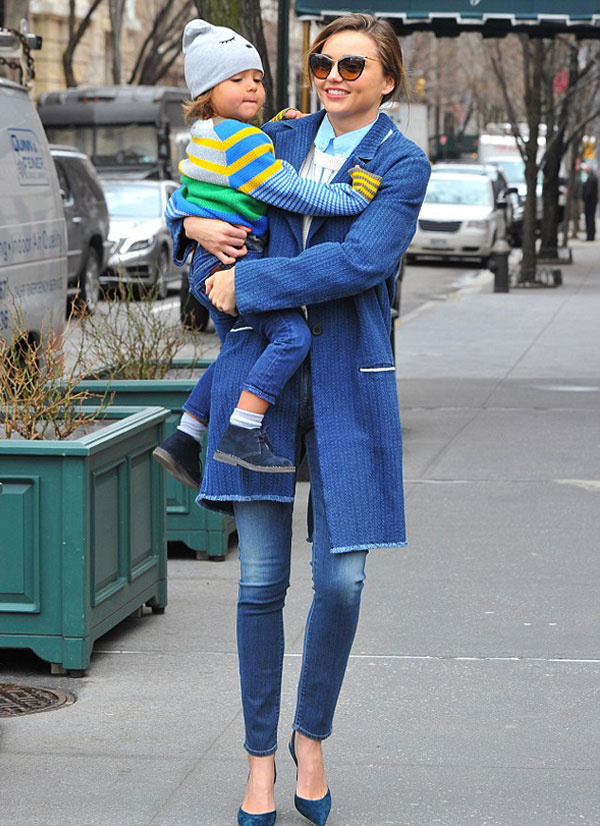 Miranda Kerr ve oğlu New York'da yakalandı