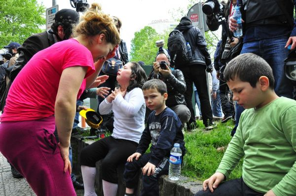 Beşiktaş'ta çocukların perişan hali