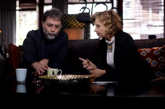 Ahmet Hakan ve Nazlı Ilıcak Nişantaşı sokaklarında