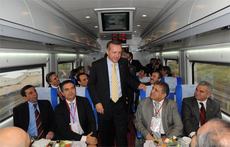 Erdoğan 250 km hızda