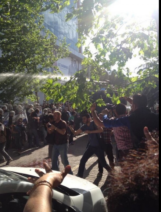 Soma'da polis müdahalesi