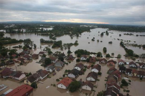 Bosna'da sel felaketi